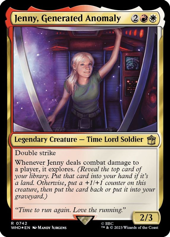 Jenny, Generated Anomaly (Surge Foil) - 742 - Rare