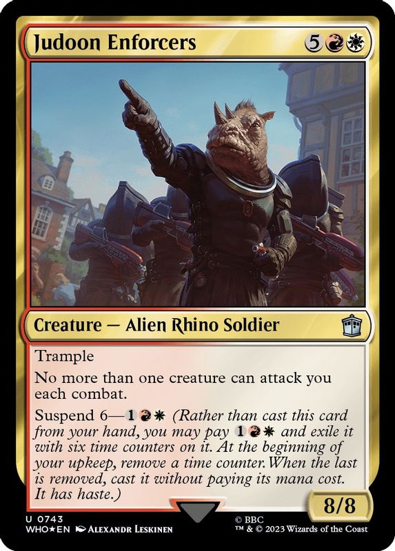 Judoon Enforcers (Surge Foil) - 743 - Uncommon