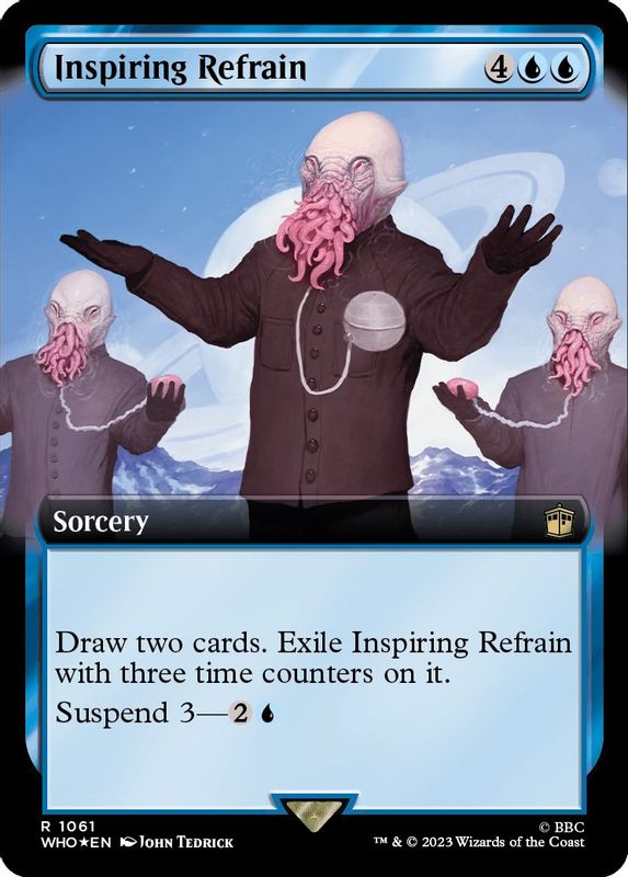 Inspiring Refrain (Extended Art) (Surge Foil) - 1061 - Rare