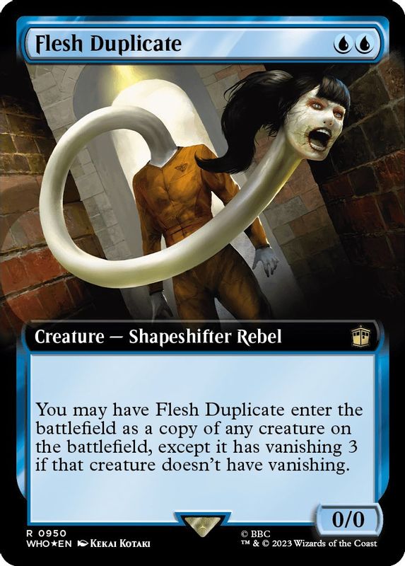 Flesh Duplicate (Extended Art) (Surge Foil) - 950 - Rare