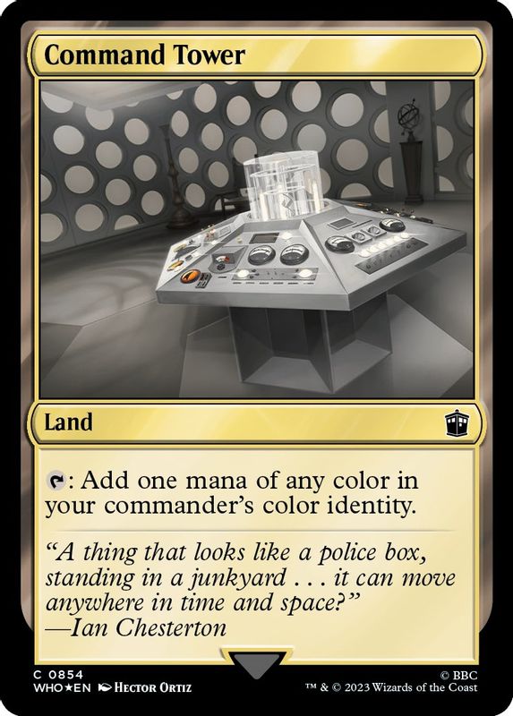 Command Tower (0854) (Surge Foil) - 854 - Common