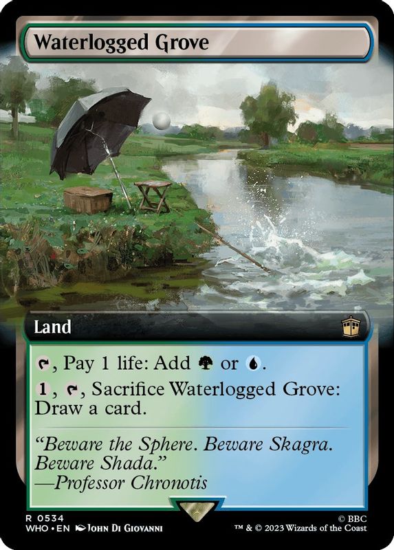 Waterlogged Grove (Extended Art) - 534 - Rare