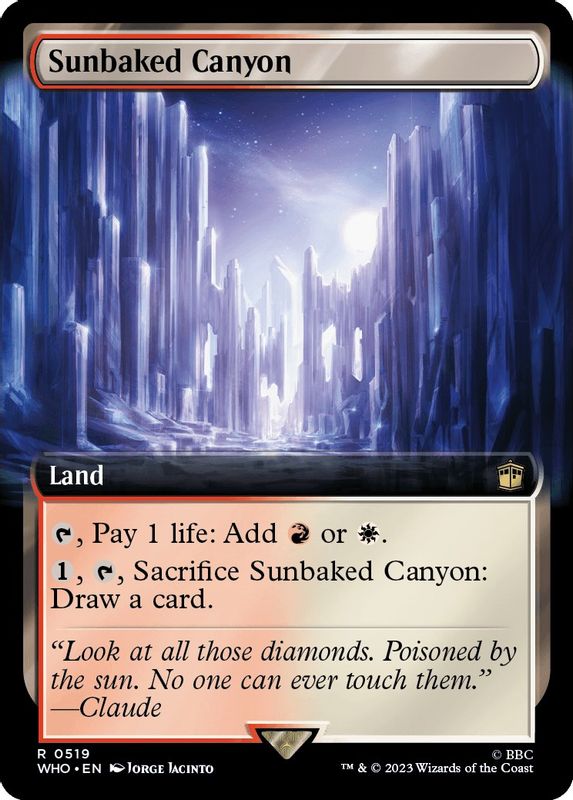 Sunbaked Canyon (Extended Art) - 519 - Rare