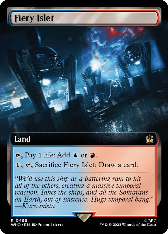 Fiery Islet (Extended Art) - 495 - Rare