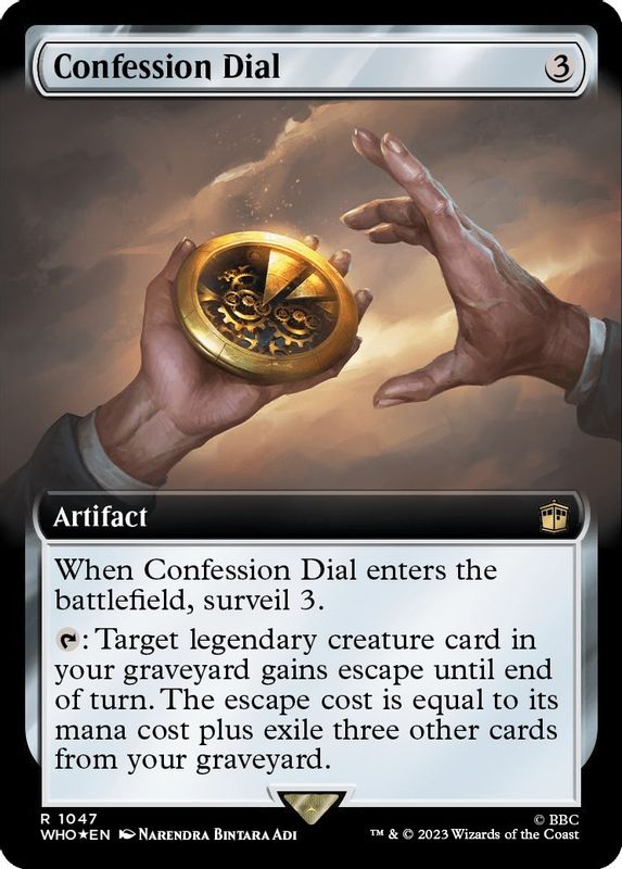 Confession Dial (Extended Art) (Surge Foil) - 1047 - Rare