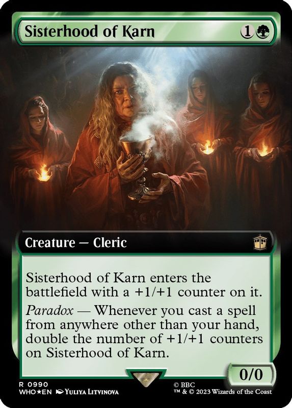 Sisterhood of Karn (Extended Art) (Surge Foil) - 990 - Rare