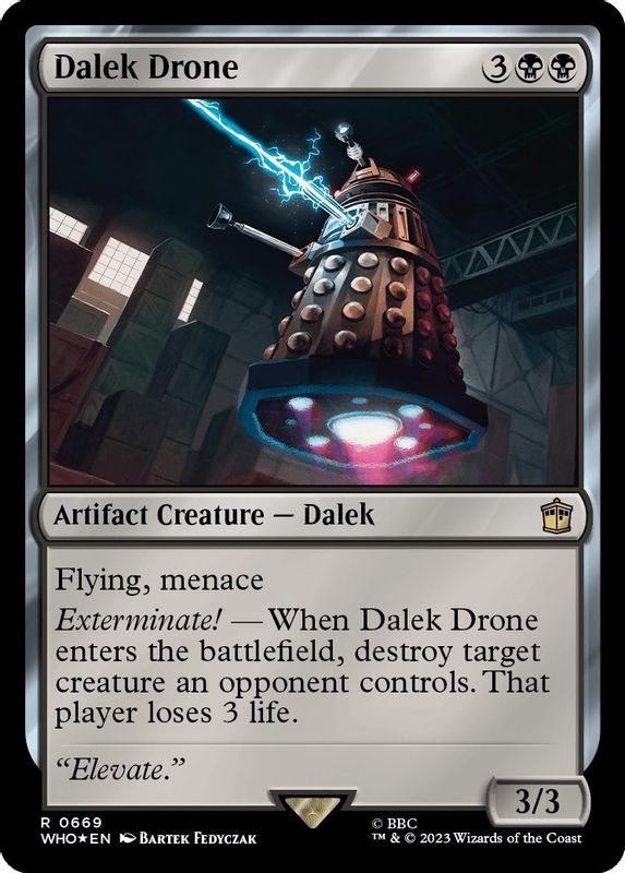 Dalek Drone (Surge Foil) - 669 - Rare