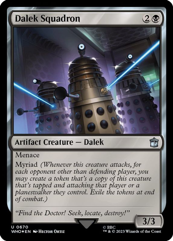 Dalek Squadron (Surge Foil) - 670 - Uncommon