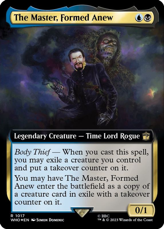 The Master, Formed Anew (Extended Art) (Surge Foil) - 1017 - Rare