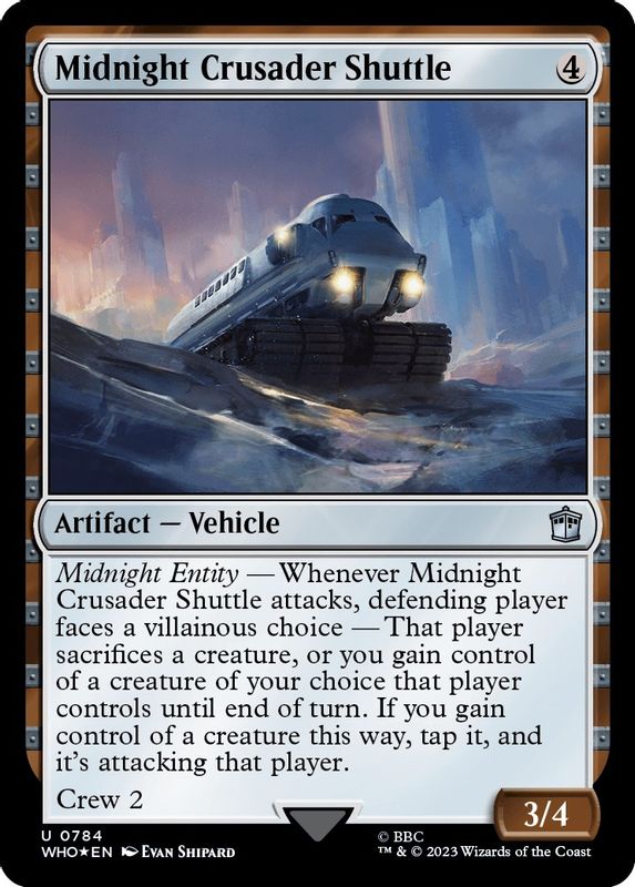 Midnight Crusader Shuttle (Surge Foil) - 784 - Uncommon