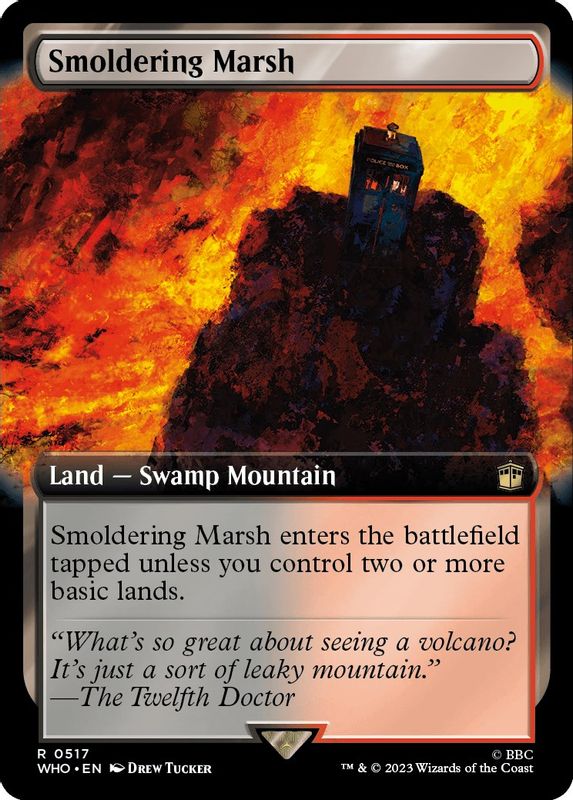 Smoldering Marsh (Extended Art) - 517 - Rare