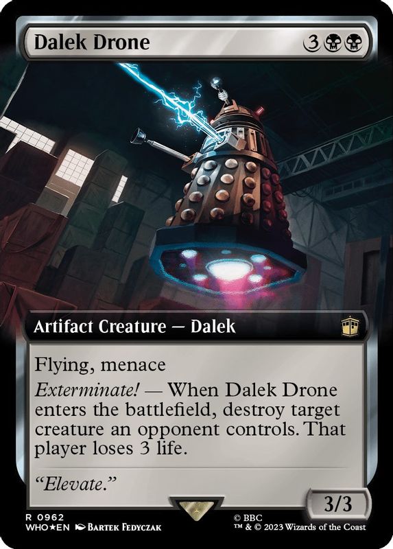 Dalek Drone (Extended Art) (Surge Foil) - 962 - Rare