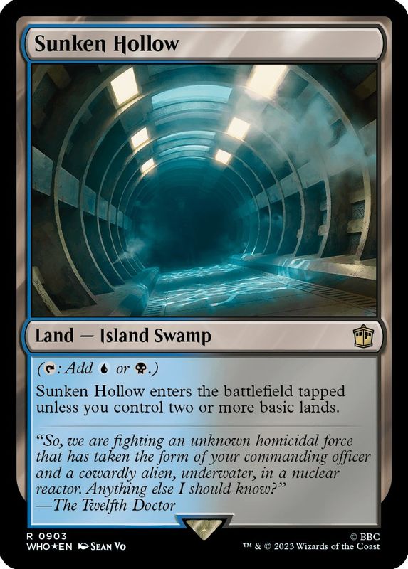 Sunken Hollow (Surge Foil) - 903 - Rare