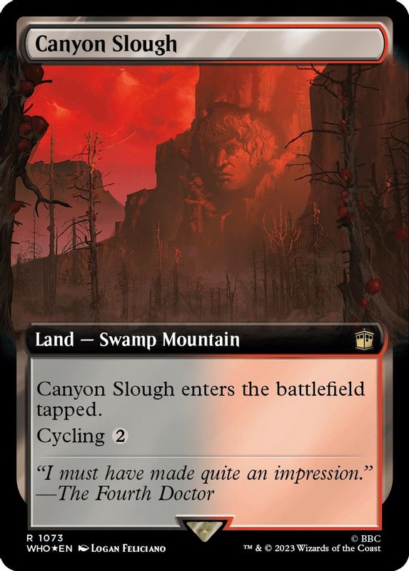 Canyon Slough (Extended Art) (Surge Foil) - 1073 - Rare