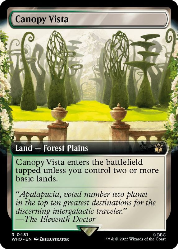 Canopy Vista (Extended Art) - 481 - Rare