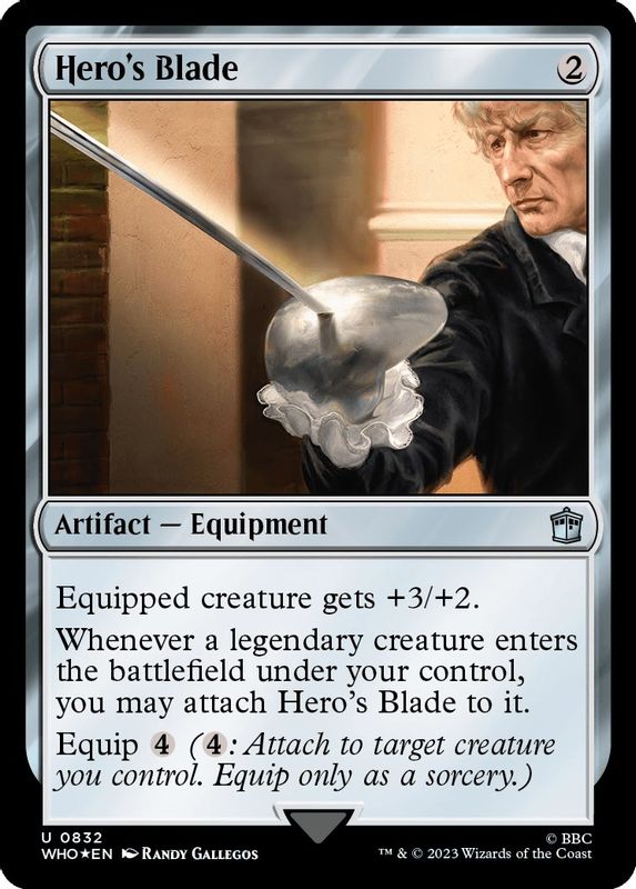 Hero's Blade (Surge Foil) - 832 - Uncommon