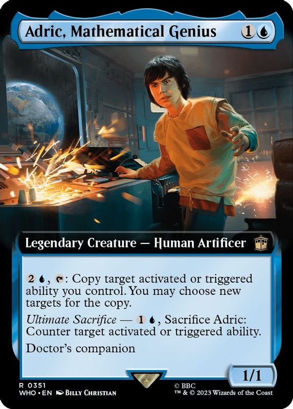 Adric, Mathematical Genius (Extended Art) - 351 - Rare