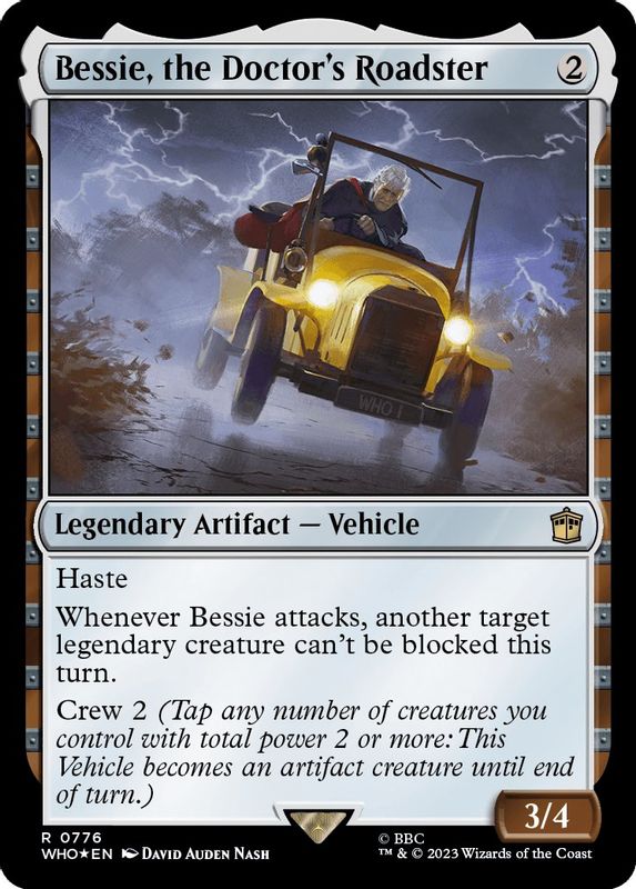 Bessie, the Doctor's Roadster (Surge Foil) - 776 - Rare