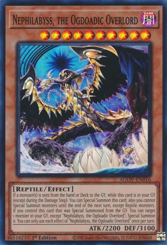 Nephilabyss, the Ogdoadic Overlord - AGOV-EN016 - Super Rare