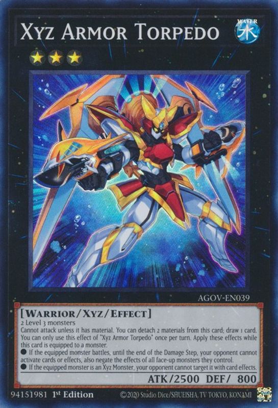 Xyz Armor Torpedo - AGOV-EN039 - Super Rare