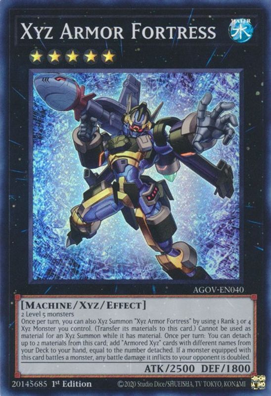 Xyz Armor Fortress - AGOV-EN040 - Super Rare