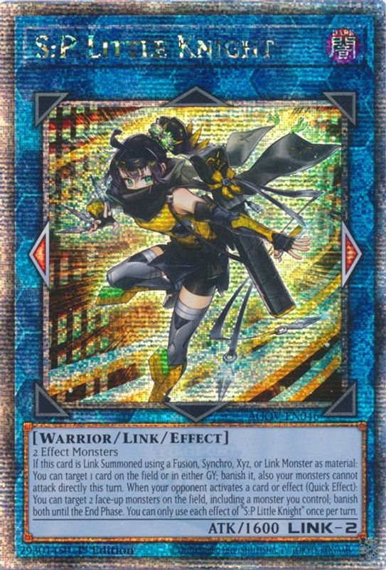 S:P Little Knight (Quarter Century Secret Rare) - AGOV-EN046 - Quarter Century Secret Rare