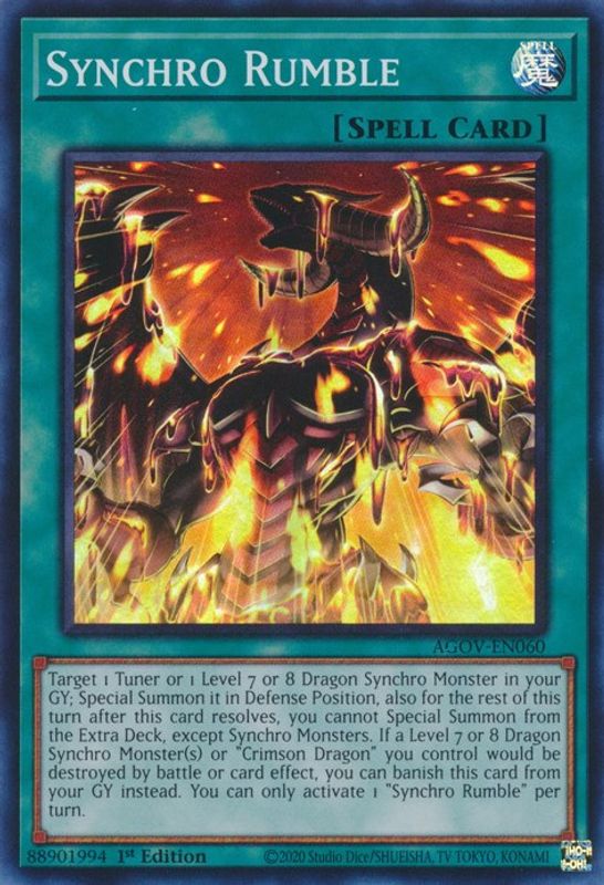 Synchro Rumble - AGOV-EN060 - Super Rare