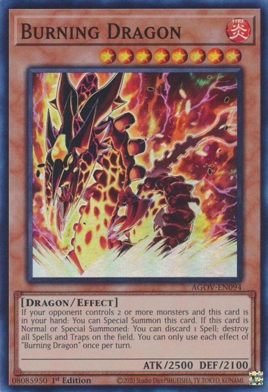 Burning Dragon - AGOV-EN094 - Super Rare