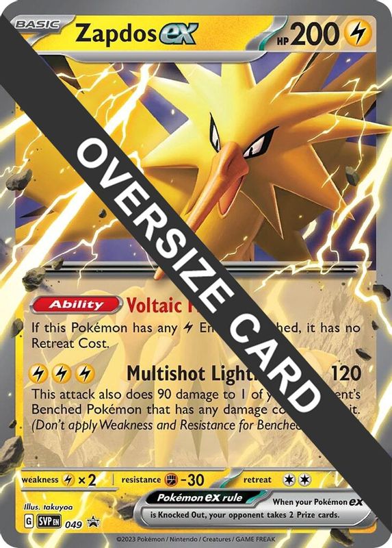 Zapdos ex - 049 - 049 - Promo