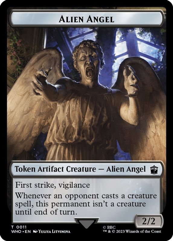 Alien Angel // Dinosaur Double-Sided Token - 11 // 20 - Token