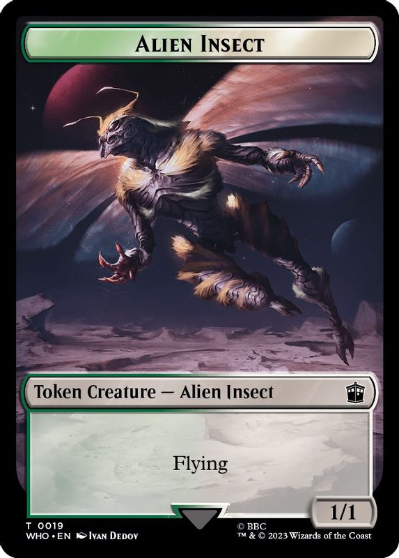 Alien Salamander // Mutant Double-Sided Token - 16 // 18 - Token