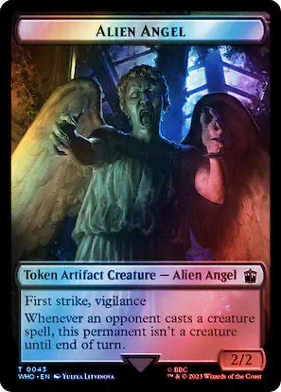 Alien Angel // Alien Insect Double-Sided Token (Surge Foil) - 43 // 51 - Token