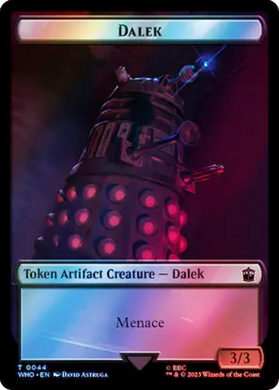 Dalek // Alien Insect Double-Sided Token (Surge Foil) - 44 // 51 - Token