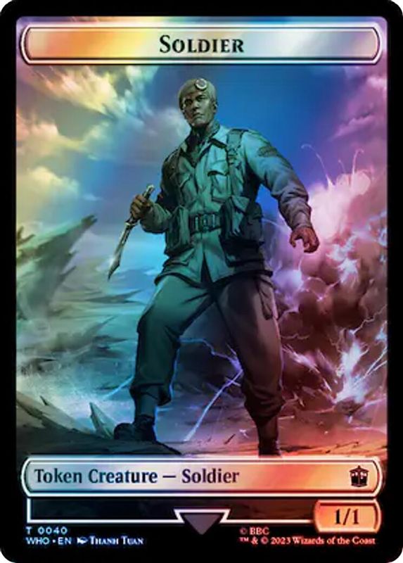 Soldier // Alien Insect Double-Sided Token (Surge Foil) - 40 // 51 - Token