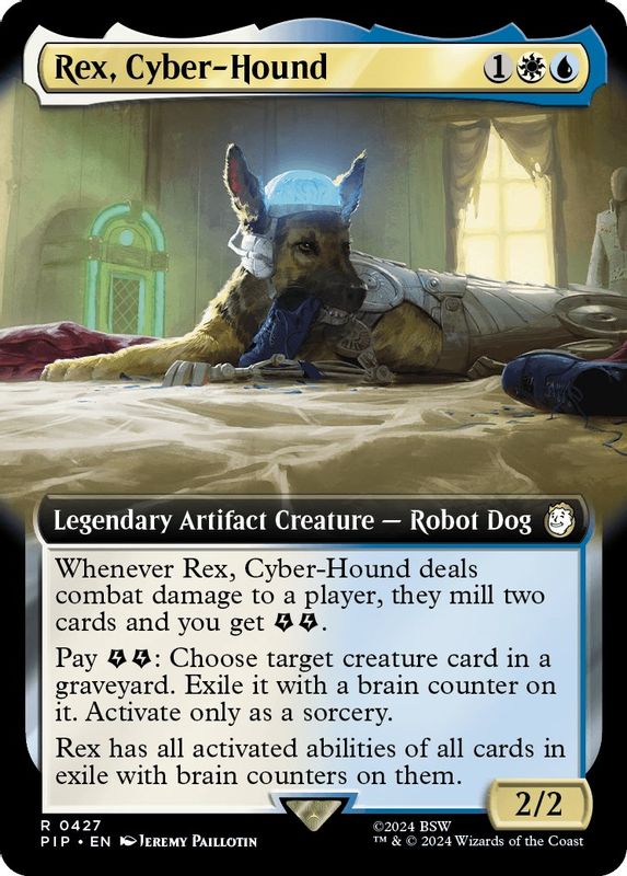 Rex, Cyber-Hound (Extended Art) - 427 - Rare