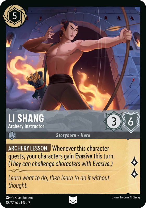 Li Shang - Archery Instructor - 187/204 - Uncommon