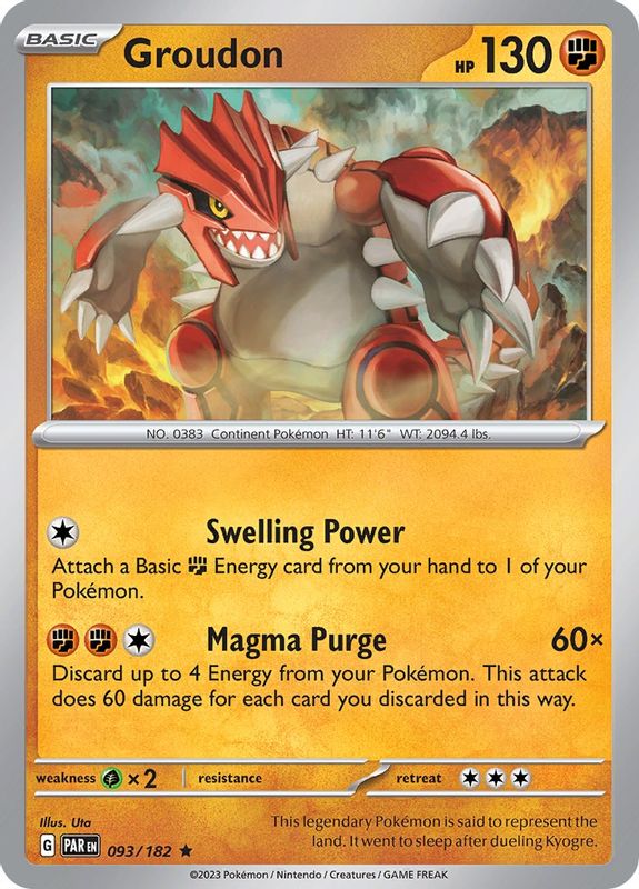 Groudon - 093/182 - Rare