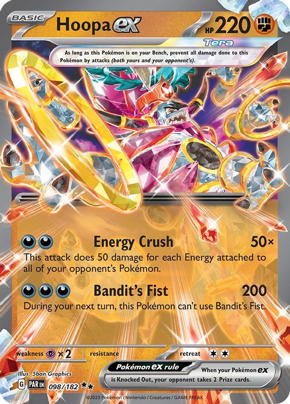 Hoopa ex - 098/182 - Double Rare