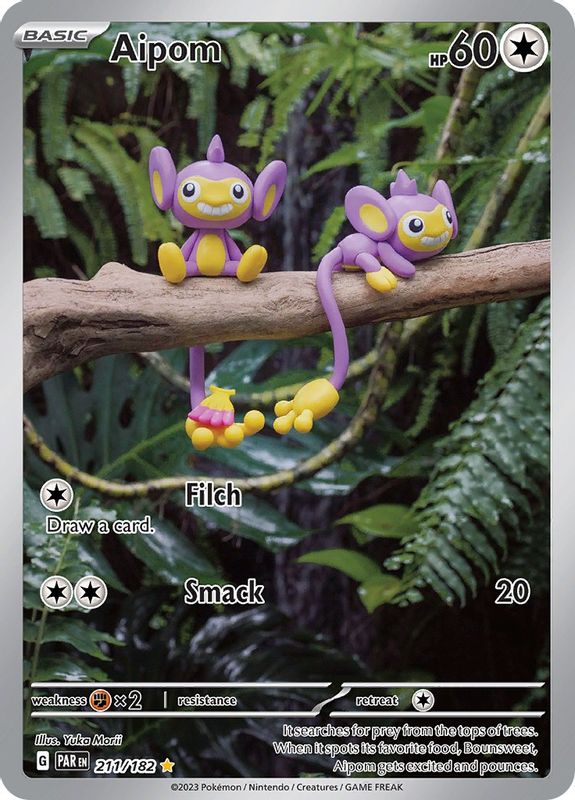 Aipom - 211/182 - 211/182 - Illustration Rare