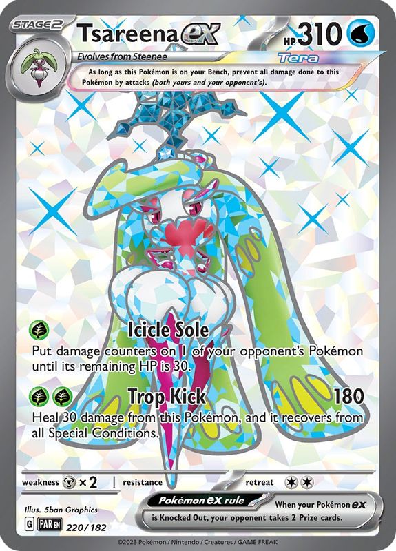 Tsareena ex - 220/182 - 220/182 - Ultra Rare