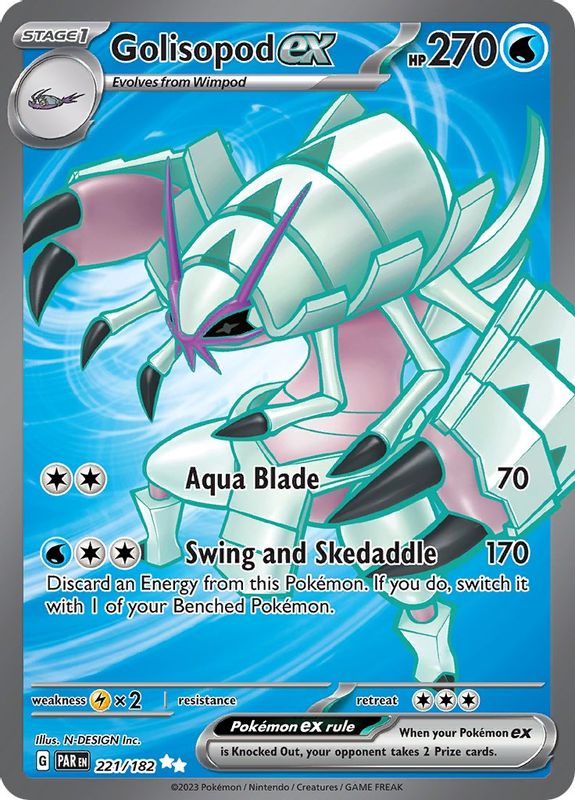 Golisopod ex - 221/182 - 221/182 - Ultra Rare