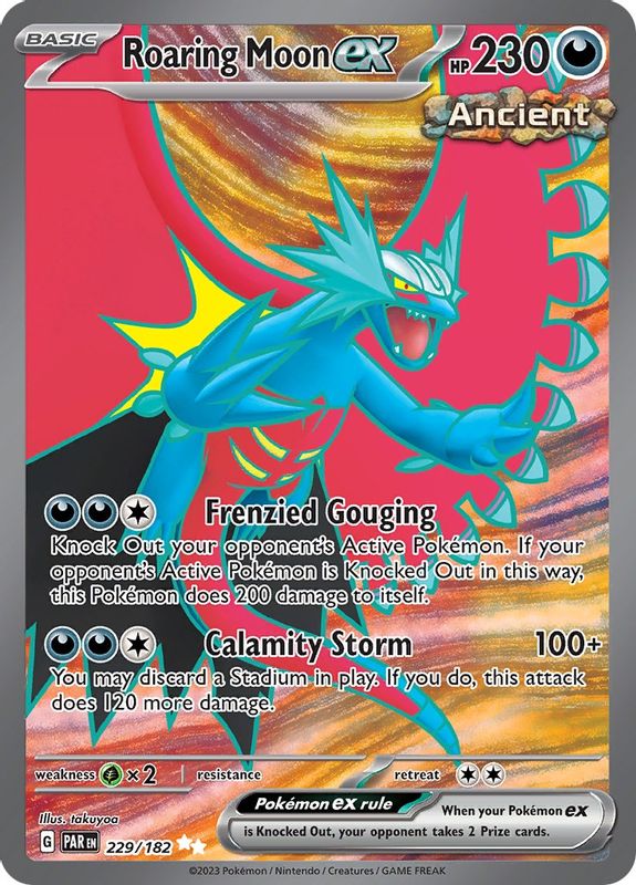 Roaring Moon ex - 229/182 - 229/182 - Ultra Rare