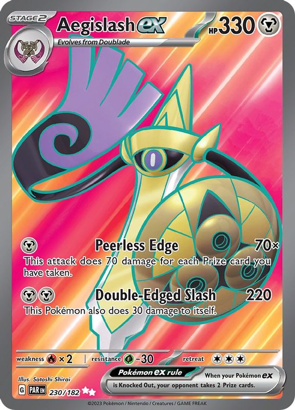 Aegislash ex - 230/182 - 230/182 - Ultra Rare