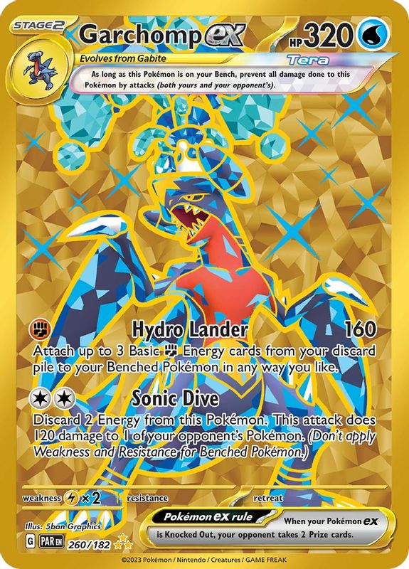 Garchomp ex - 260/182 - 260/182 - Hyper Rare