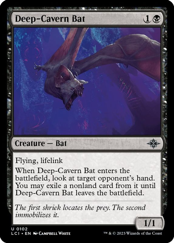 Deep-Cavern Bat - 102 - Uncommon