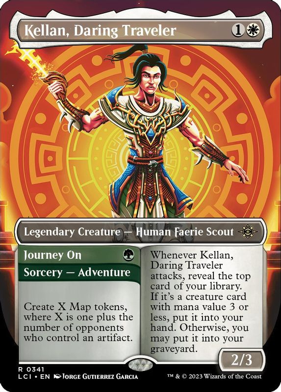 Kellan, Daring Traveler (Borderless) - 341 - Rare