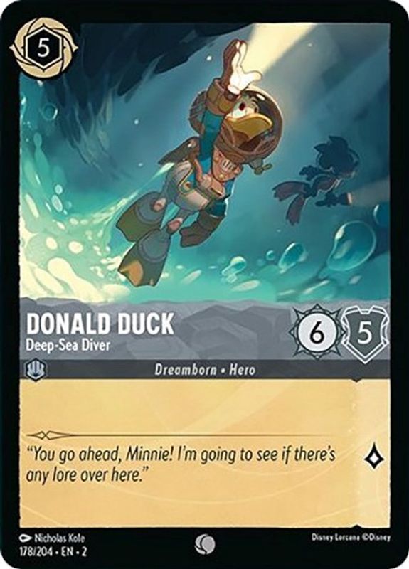 Donald Duck - Deep-Sea Diver - 178/204 - Common