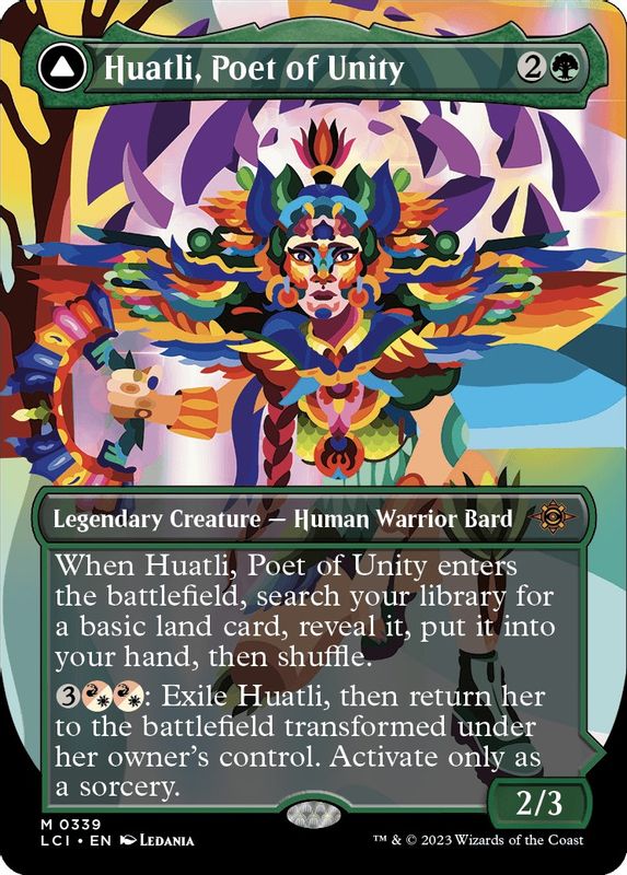 Huatli, Poet of Unity (Borderless) - 339 - Mythic