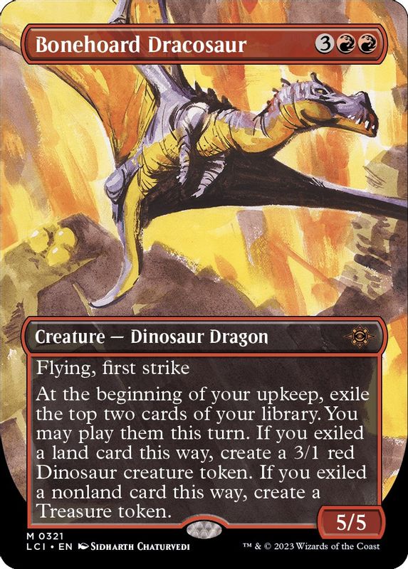 Bonehoard Dracosaur (Borderless) - 321 - Mythic