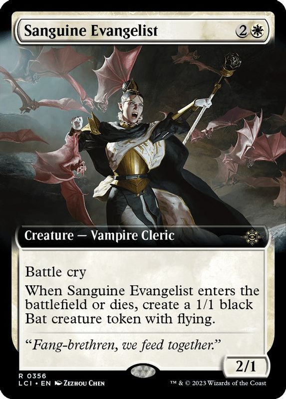 Sanguine Evangelist (Extended Art) - 356 - Rare